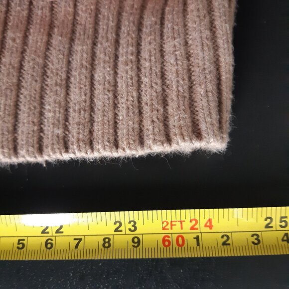 Calvin Klein Jeans SZ M 100% Cotton Tan Knit 2 Button Shawl Collar Men's Sweater - Picture 13 of 16